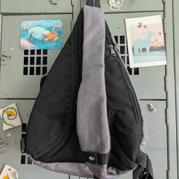 Grey Urban Crossbody Sling Bag - Picture 4 of 14